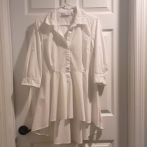 Womans medium hi/lo dress shirt